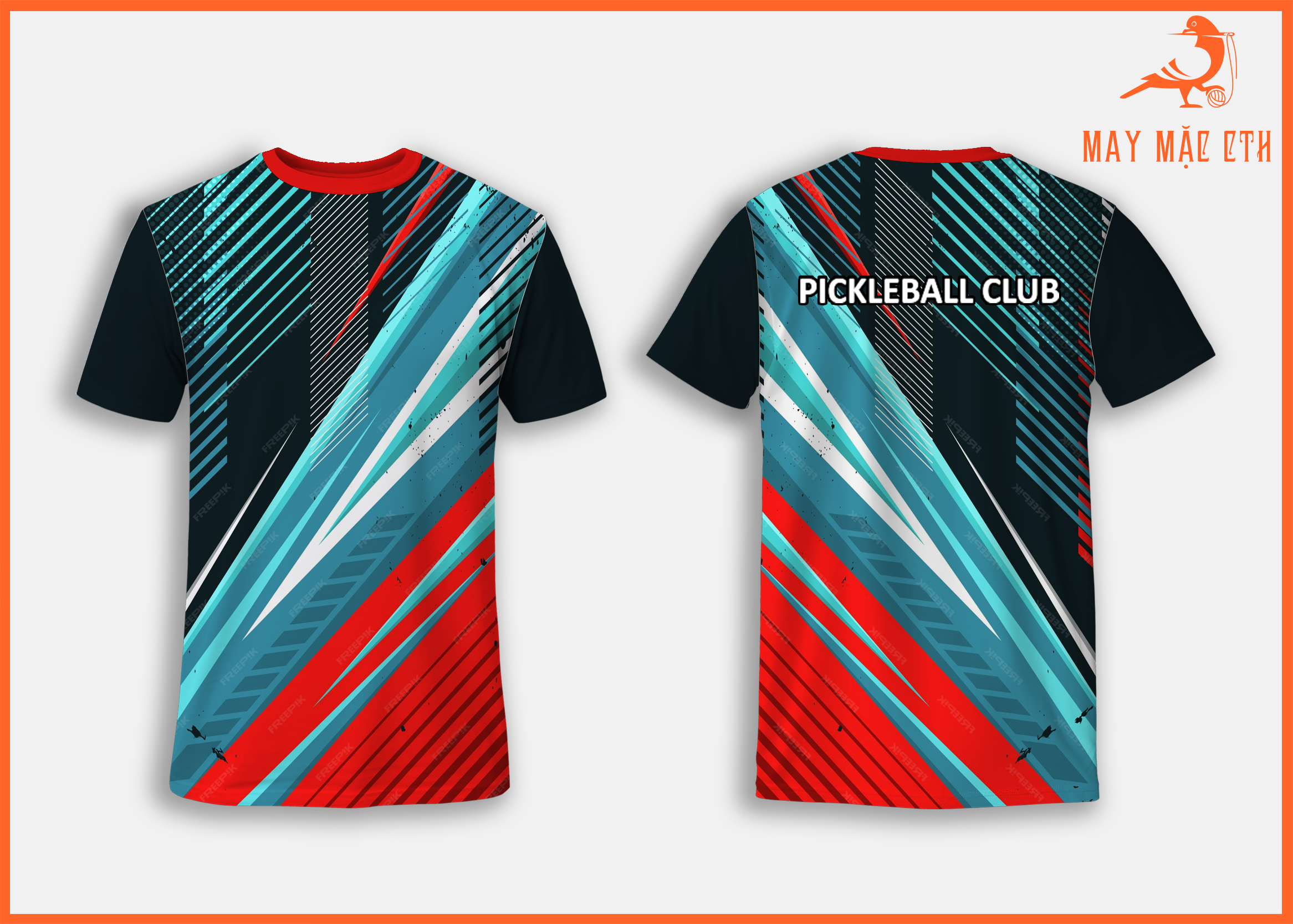 ÁO CỔ TRÒN  PICKLEBALL 09