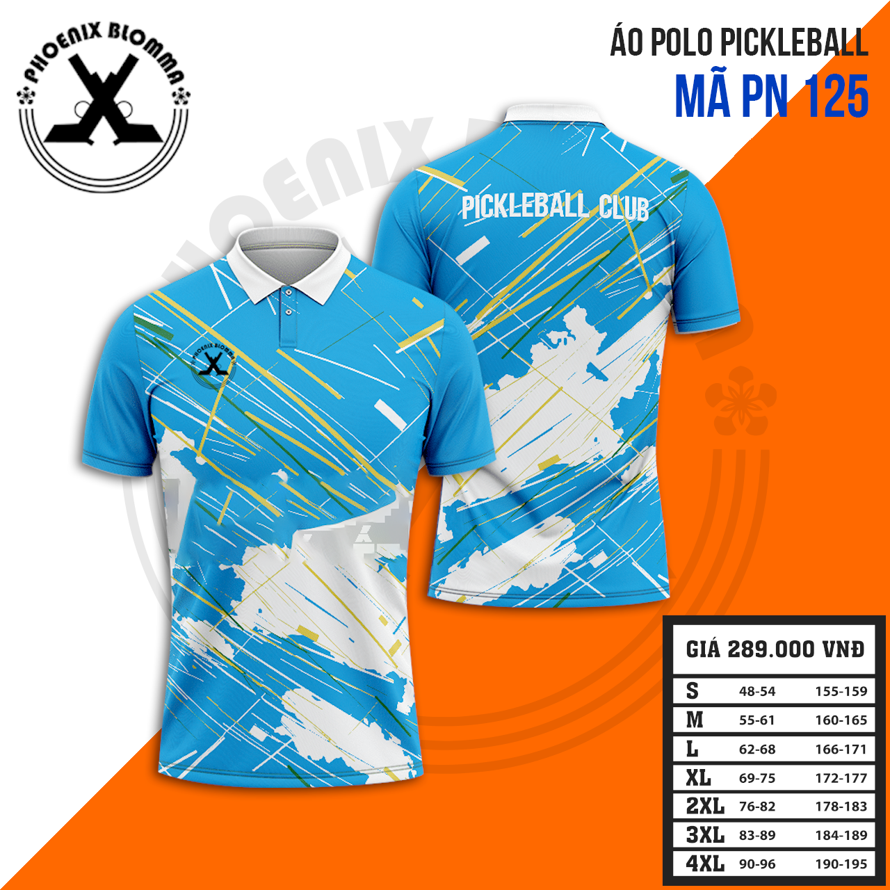 ÁO POLO PICKLEBALL 100