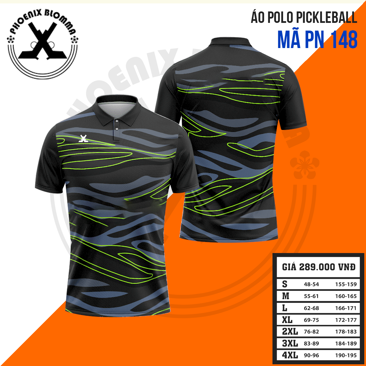 ÁO POLO PICKLEBALL 123