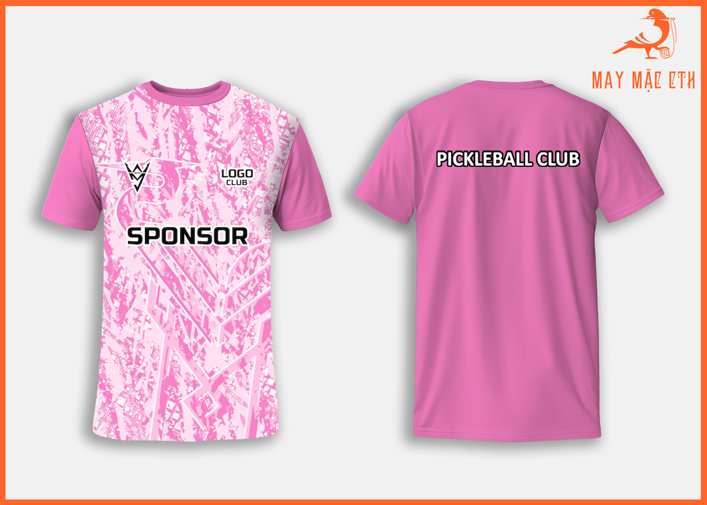 ÁO CỔ TRÒN  PICKLEBALL 21