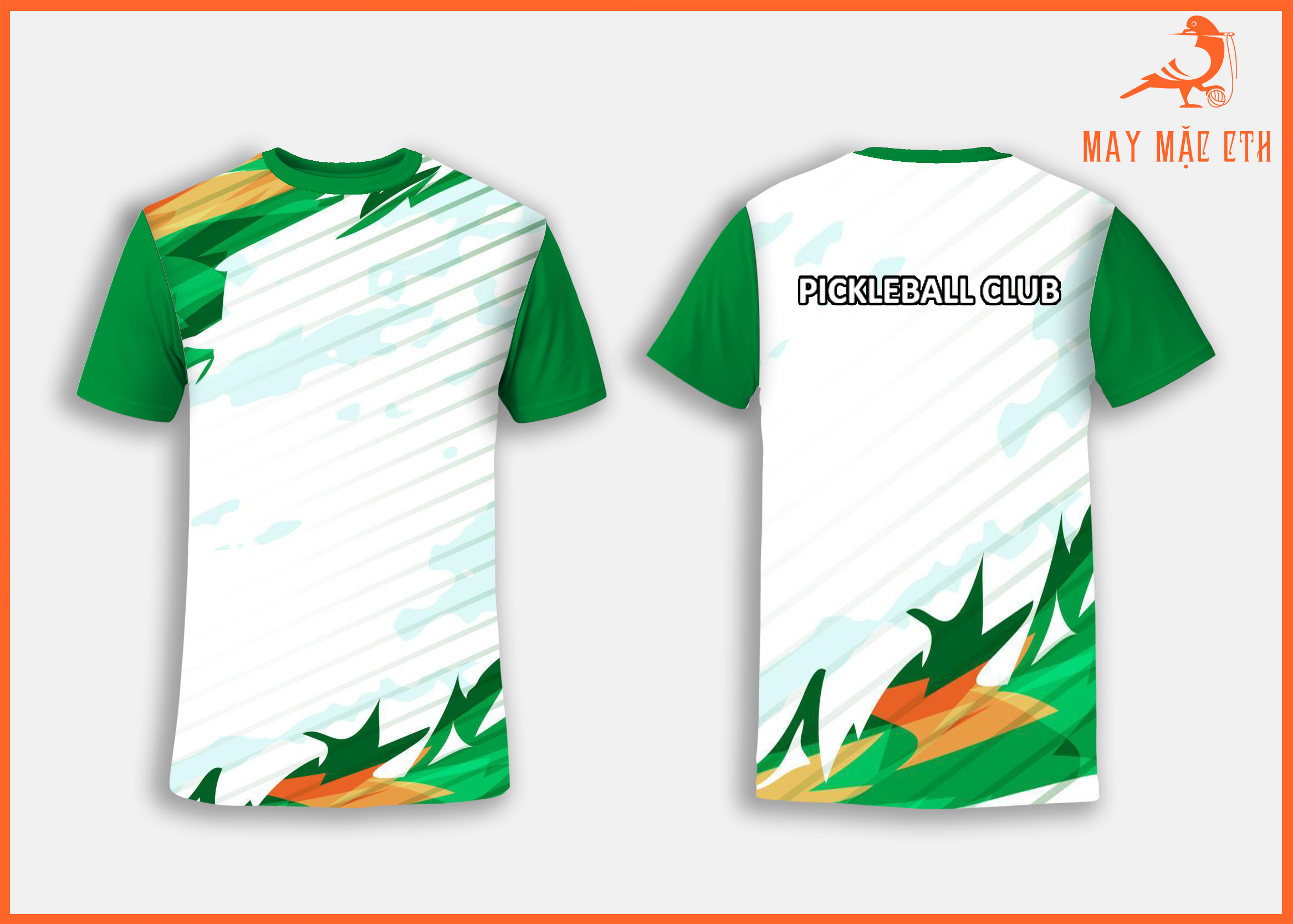 ÁO CỔ TRÒN  PICKLEBALL 02