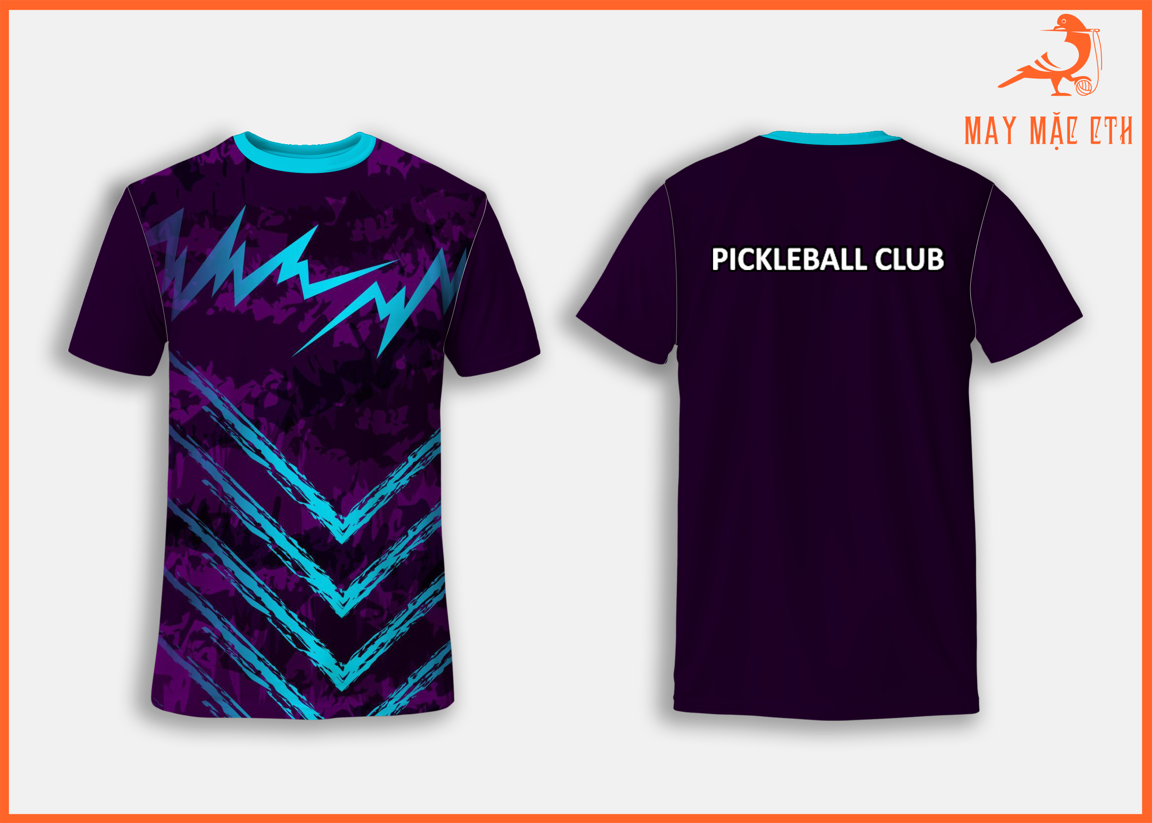 ÁO CỔ TRÒN  PICKLEBALL 04